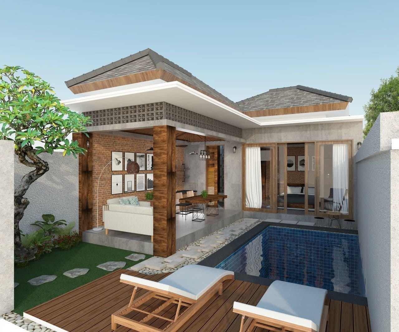 La Isla Villas Bali Canggu Екстериор снимка